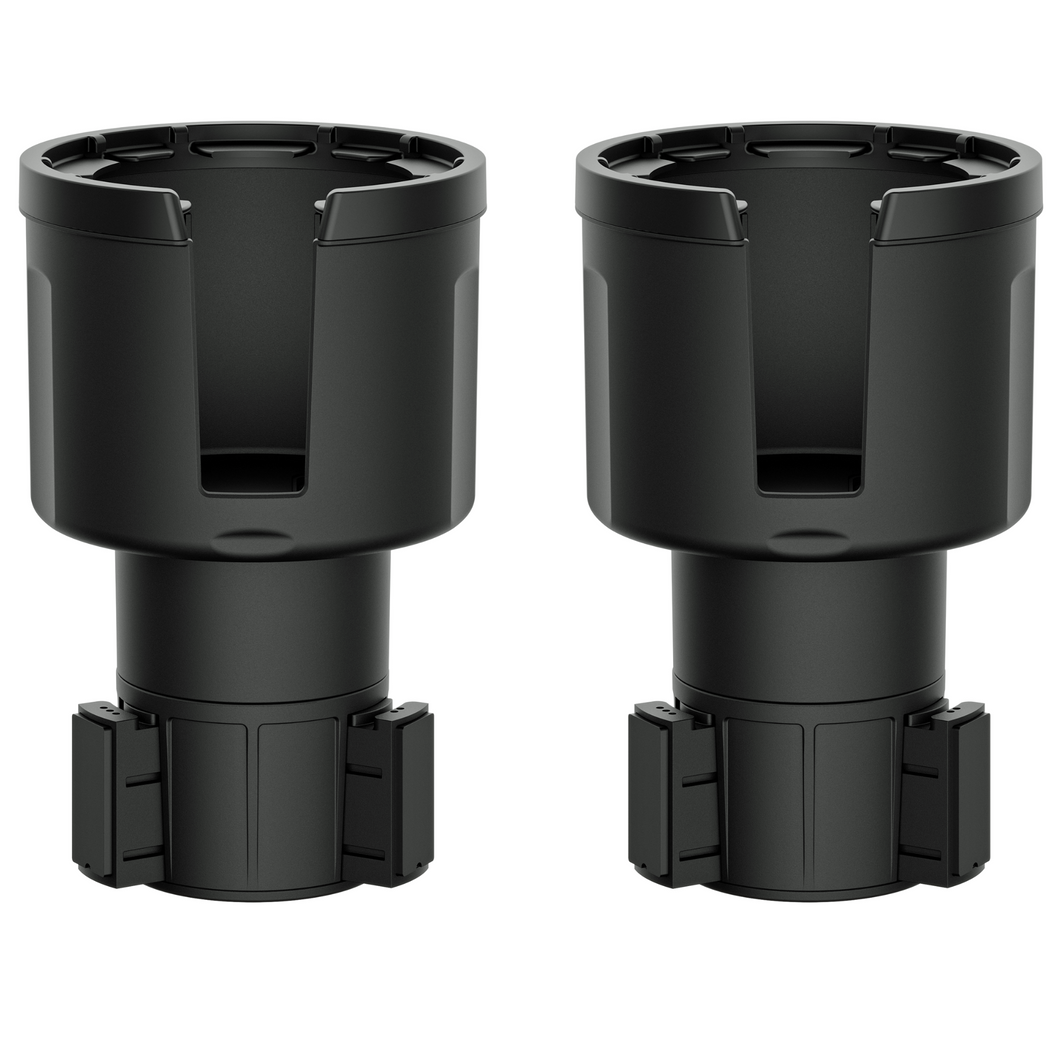 2-Pack Swigzy Car Cup Holder Expander Adapter - Holds Hydro Flask, Yeti, Nalgene, Large 32/40oz. Bottles & Big Drinks